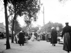 France, utcai piac., 1929, UWM Libraries, Fortepan #259231