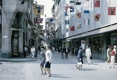 Switzerland, Luzern, Kapellplatz, szemben a Kapellgasse., 1961, UWM Libraries, Fortepan #259396