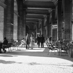 Olaszország, Róma, Piazza della Repubblica., 1959, UWM Libraries, terasz, Fortepan #259545