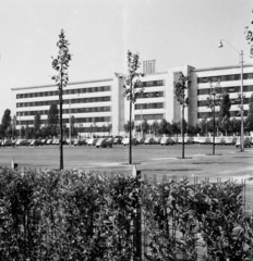 Olaszország, Torino, Corso Giovanni Agnelli, FIAT autógyár., 1960, UWM Libraries, modern építészet, facsemete, Fortepan #259562