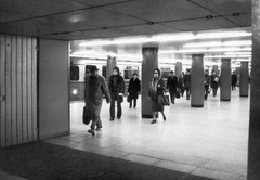 Magyarország, Budapest VIII., Klinikák metróállomás., 1978, Ferencvárosi Helytörténeti Gyűjtemény, közlekedés, metró, Budapest, Fortepan #25965