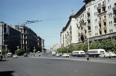 Oroszország, Moszkva, Tverszkaja (ekkor Gorkij) utca., 1959, UWM Libraries, színes, Fortepan #259709