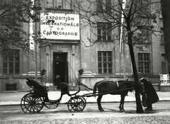 Lengyelország, Varsó, ulica Stanisława Noakowskiego - ulica Koszykowa sarok, a Varsói Műszaki Egyetem Közlekedési Kara., 1934, UWM Libraries, Fortepan #260112