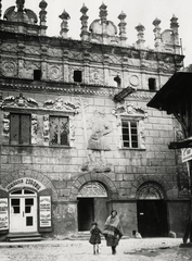 Lengyelország, Kazimierz Dolny, Rynek, a város főtere, jobbra az ulica Browarna torkolata., 1934, UWM Libraries, Fortepan #260152