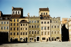 Poland, Warsaw, Óvárosi piactér (Rynek Starego Miasta)., 1960, UWM Libraries, colorful, Fortepan #260291