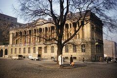 Poland, Poznań, plac Wolności 19., Biblioteka Raczyńskich., 1960, UWM Libraries, colorful, public building, Fortepan #260296