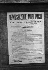 Lengyelország, Varsó, 1939. augusztus 30-i keltezésű mozgosítási plakát., 1939, UWM Libraries, Harrison Forman, plakát, lengyel felirat, Fortepan #260368