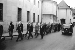 Lengyelország, Varsó, ulica Wierzbowa, balra a Brühl-palota., 1939, UWM Libraries, Harrison Forman, Fortepan #260405