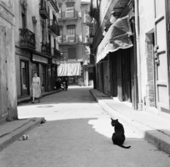 Spain, Calle del Cobertís dels Brodadors a Calle de la Corretgeria felé nézve., 1961, UWM Libraries, Best of, Fortepan #260623