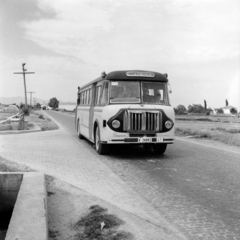 Spain, 1961, UWM Libraries, bus, Pegaso-brand, Fortepan #260624