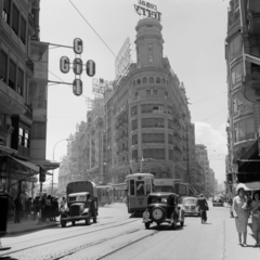 Spain, Plaça de l'Ajuntament., 1961, UWM Libraries, Fortepan #260627