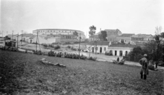 Spanyolország, Algeciras, háttérben balra a bikaviadal aréna., 1924, UWM Libraries, Robert Swanton Platt, városkép, Fortepan #260654