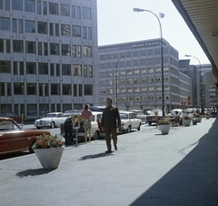 Norway, Oslo, Dronning Mauds Gate 10. és 11., a Brage-Fram és az IBM épülete., 1966, Faragó György, colorful, Fortepan #260889