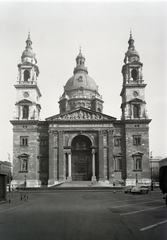 Hungary, Budapest V., Szent István tér, Szent István-bazilika., 1961, Faragó György, Budapest, Fortepan #260936