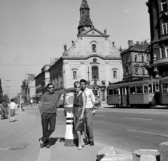 1964, Faragó György, tram, Fortepan #260947