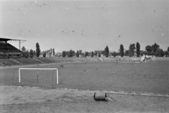 Magyarország, Budapest XIX., a Budapesti Honvéd SE pályája., 1954, Faragó György, Budapest, futballpálya, Fortepan #261924