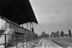 Magyarország, Budapest XIX., a Budapesti Honvéd SE pályája., 1954, Faragó György, Budapest, nézőtér, futballpálya, Fortepan #261926