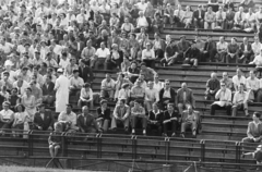 1965, Faragó György, stadion, néző, nézőtér, perecárus, szurkoló, Fortepan #261988