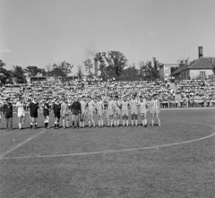 1965, Faragó György, futballcsapat, futballpálya, Fortepan #262056