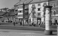 Magyarország, Budapest II., Széll Kálmán (Moszkva) tér., 1972, Gyulai Gaál Krisztián, Budapest, neon felirat, eszpresszó, Fortepan #262152