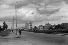 Horvátország, Zágráb, Ulica grada Vukovara (Ulica proleterskih brigada) a Trnjanska cesta felől nézve., 1972, Gyulai Gaál Krisztián, Jugoszlávia, Fortepan #262278