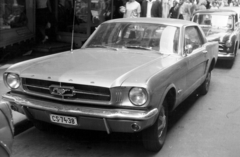 1968, Gyulai Gaál Krisztián, rendszám, AWZ P70 Zwickau, AWZ-márka, Ford-márka, Ford Mustang, Fortepan #262327