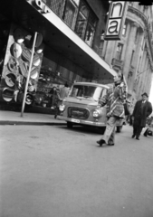 1975, Gyulai Gaál Krisztián, Barkas-brand, number plate, street view, Fortepan #262694