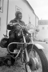 Austria, 1975, Gyulai Gaál Krisztián, man, crash helmet, motorcycle, Fortepan #262743