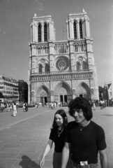 France, Paris, Cité-sziget, Notre-Dame., 1975, Gyulai Gaál Krisztián, Fortepan #262796