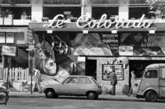 France, Paris, Boulevard de Clichy, "Le Colorado" mozi., 1975, Gyulai Gaál Krisztián, Best of, Citroen HY, Fortepan #262799