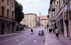 Olaszország, Arezzo, Via Guido Monaco., 1967, Dr. Iván Zoltán, színes, Fortepan #263021