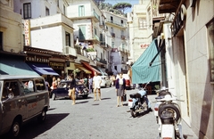 Olaszország, Amalfi, Via Lorenzo D'Amalfi., 1967, Dr. Iván Zoltán, színes, Fortepan #263027