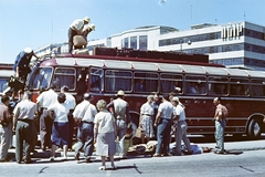 Olaszország, Velence, Piazzale Roma, parkolóház., 1960, Szűcs Attila, színes, autóbusz, Fortepan #263150