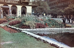 Magyarország, Budapest VIII., József körút, balra a Krúdy (József) utca - Rökk Szilárd utca sarkán álló ház látható., 1941, Kovács Györgyi, színes, Budapest, Fortepan #263389