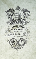 1900, Zichy kúria, Zala, hátlap, fényképész, műterem, Fortepan #263421