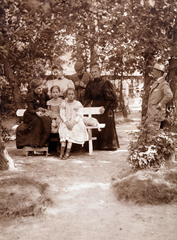 Magyarország,Balaton, Siófok, 1912, Zichy kúria, Zala, család, Fortepan #263434