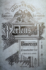 1904, Zichy kúria, Zala, hátlap, fényképész, műterem, Fortepan #263453