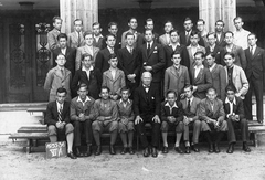 Hungary, Budapest X., Kőrösi Csoma Sándor (Belső Jászberényi) út 28-34., Szent László Gimnázium., 1936, Pohl Pálma, class photo, teacher, Budapest, Fortepan #26348