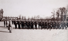 Germany, Potsdam, Lustgarten, II. Vilmos császár látogatása az első gyalogos őrezrednél. Balra a Városi Kastély (Stadtschloss) és a Havelkolonnade., 1906, Zichy kúria, Zala, parade, Fortepan #263494