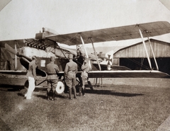 1915, Zichy kúria, Zala, repülőgép, felségjelzés, Hansa-Brandenburg C.I /U/, biplán, Fortepan #263673