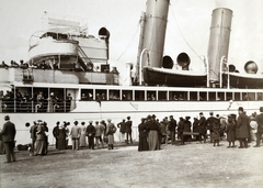 1908, Zichy kúria, Zala, steamboat, port, lifeboat, Fortepan #263749