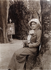 1907, Zichy kúria, Zala, hat, trunk, streetphotography, Fortepan #263762