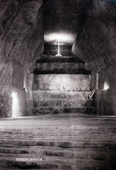 Ukraine,Zakarpattia Oblast, Solotvino, Ferencbánya., 1932, Zichy kúria, Zala, salt mine, chapel, Fortepan #263796