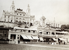 Monaco, Monte-Carlo, a Casino épülete a tenger felől nézve., 1915, Zichy kúria, Zala, Fortepan #263842