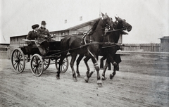 1912, Zichy kúria, Zala, Horse-drawn carriage, Fortepan #263866