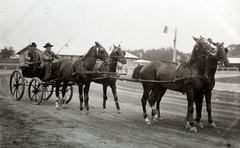 1912, Zichy kúria, Zala, four-in-hand, Fortepan #263869