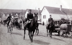 1912, Zichy kúria, Zala, barrel, water truck, Fortepan #263878