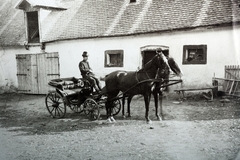 1923, Zichy kúria, Zala, Horse-drawn carriage, Fortepan #263947