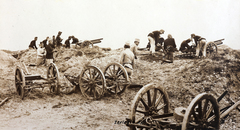 1906, Zichy kúria, Zala, cannon, ordnance, artillery, manoeuvre, soldier, Fortepan #263957