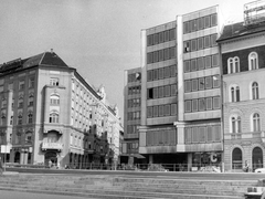 Magyarország, Budapest IX., Boráros tér, szemben az Angyal utca torkolata., 1979, Ferencvárosi Helytörténeti Gyűjtemény, Trabant-márka, Lada-márka, Moszkvics-márka, Polski Fiat-márka, automobil, Polski Fiat 126p, Budapest, Fortepan #26406